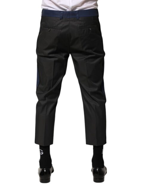 Dolce & Gabbana hall-sinised puuvillased 3/4 chino püksid