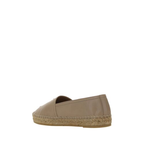 Saint Laurent pruunid lambanahast espadrillid