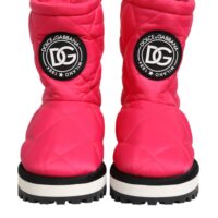 8512735.jpeg Dolce & Gabbana roosad valged viskoosist polsterdatud poolsaapad