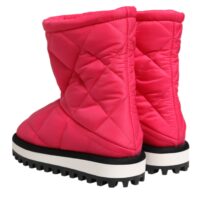 8512738.jpeg Dolce & Gabbana roosad valged viskoosist polsterdatud poolsaapad