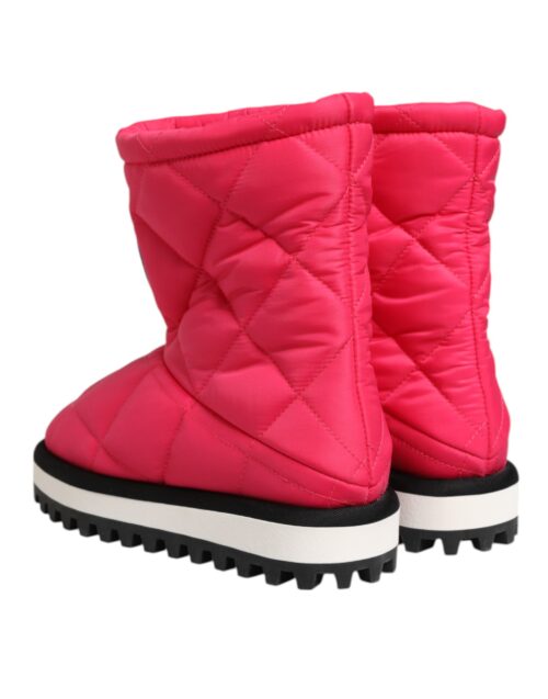 8512738.jpeg Dolce & Gabbana roosad valged viskoosist polsterdatud poolsaapad