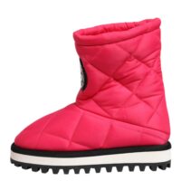 8512739.jpeg Dolce & Gabbana roosad valged viskoosist polsterdatud poolsaapad