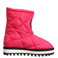 8512740.jpeg Dolce & Gabbana roosad valged viskoosist polsterdatud poolsaapad