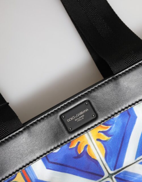 Dolce & Gabbana mitmevärvilise maiolika mustriga kandekott õlarihmaga