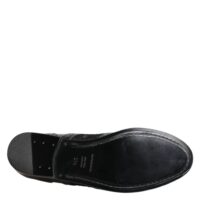 Dolce & Gabbana Black derby-kingad lillepitsiga