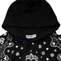 Dolce & Gabbana Must kapuutsiga meeste sviiter bandaanamustriga