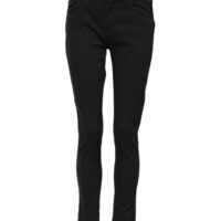 Dolce & Gabbana mustad kitsad keskmise vöökõrgusega teksad