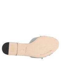 Dolce & Gabbana hõbedasinised helmestega kaunistatud sandaalid