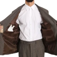 Dolce & Gabbana pruun ühe nööriariga villast ülikond