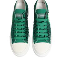 8582085.jpeg Dolce & Gabbana rohelised Portofino kristallidega DG logoga tossud