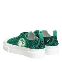 8582087.jpeg Dolce & Gabbana rohelised Portofino kristallidega DG logoga tossud