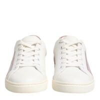 8582821.jpeg Dolce & Gabbana valged ja roosad madalad nahast tossud