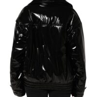 Dolce & Gabbana must tepitud puffermantel polüestrist