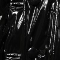 Dolce & Gabbana must tepitud puffermantel polüestrist