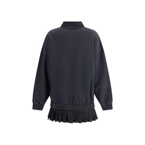 Balenciaga must puuvillane vabaajarõivas kleit