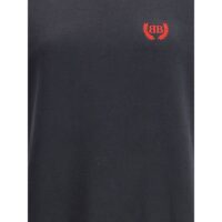 Balenciaga must puuvillane vabaajarõivas kleit