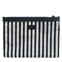 8636907-1.jpeg Dolce & Gabbana must-valge triibuline clutch DG logoembleemiga