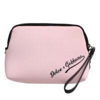 8644327-1.jpeg Dolce & Gabbana roosa DG logoprindiga clutch