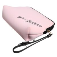 8644330.jpeg Dolce & Gabbana roosa DG logoprindiga clutch