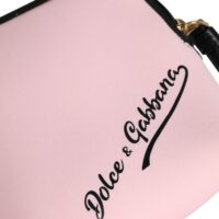 8644331.jpeg Dolce & Gabbana roosa DG logoprindiga clutch