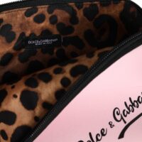 8644332.jpeg Dolce & Gabbana roosa DG logoprindiga clutch