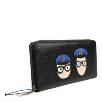 8651156.jpeg Dolce & Gabbana must nahast meeste rahakott #DGFAMILY, lukuga, continental