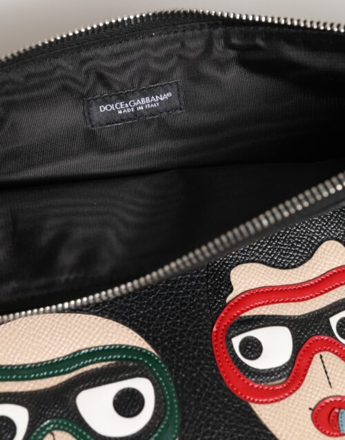 Dolce & Gabbana must meeste #DGFAMILY kaunistustega sidurkotike