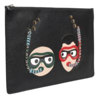 Dolce & Gabbana must meeste #DGFAMILY kaunistustega sidurkotike