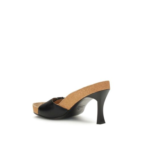 Balenciaga mustast vasikanahast Bos Taurus stilettokontsaga sandaalid