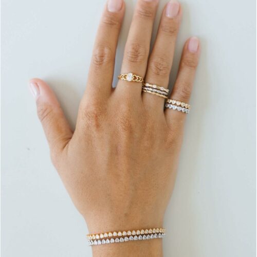 Elegantne kuldne naiste sõrmus 24KAE, suurus 16