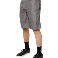 Dolce & Gabbana heledad hallid nailonist ujumispüksid elastse vöökohaga