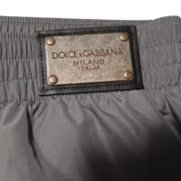 Dolce & Gabbana heledad hallid nailonist ujumispüksid elastse vöökohaga