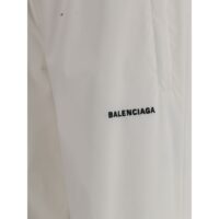 Balenciaga valged polüestrist dressipüksid