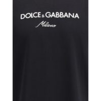 Dolce & Gabbana must puuvillane T-särk