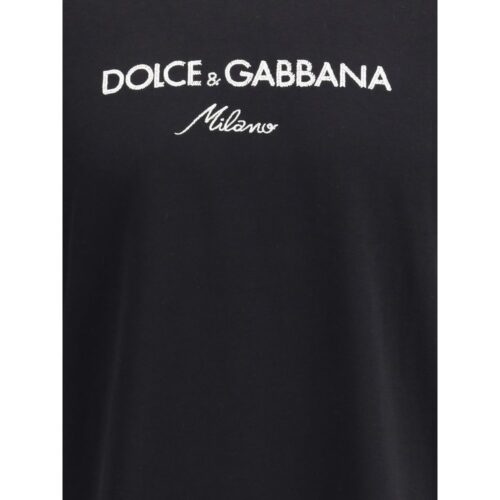 Dolce & Gabbana must puuvillane T-särk