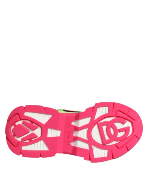 Dolce & Gabbana mitmevärvilised nahast Airmaster madalad tossud