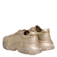 Dolce & Gabbana Gold Leather Daymaster naiste tossud