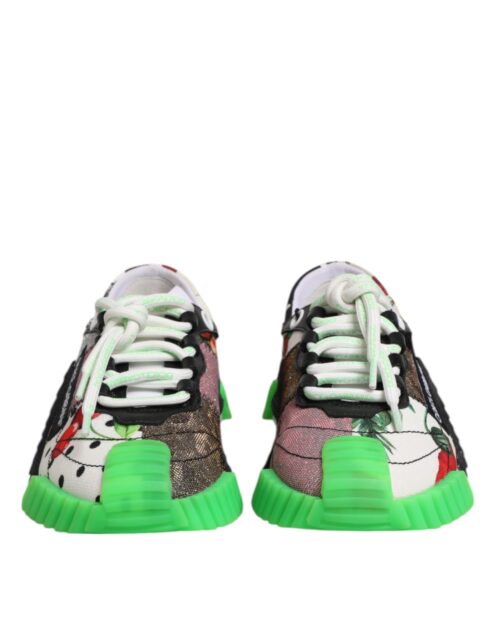 8870239.jpeg Dolce & Gabbana mitmevärvilised DG logoga leopardikirjaga kirsimustriga tossud