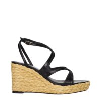 Jimmy Choo mustad kiilkontsaga sandaalid