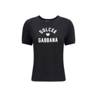 Dolce & Gabbana must puuvillane T-särk