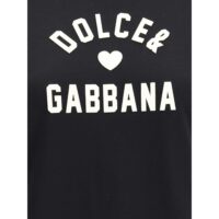 Dolce & Gabbana must puuvillane T-särk