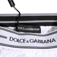 Dolce & Gabbana valged pitsilised logovööga aluspüksid