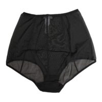 Dolce & Gabbana mustad kõrge vöökohaga võrkkangast läbipaistvad modelleerivad aluspüksid