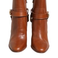 Dolce & Gabbana pruunid pahkluu­saapad DG pandlaga