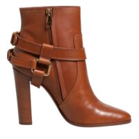 Dolce & Gabbana pruunid pahkluu­saapad DG pandlaga