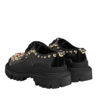 9007553.jpeg Dolce & Gabbana mustad kristallkaunistustega derby-kingad