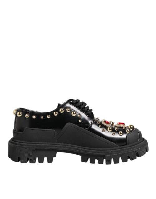 9007555-1.jpeg Dolce & Gabbana mustad kristallkaunistustega derby-kingad