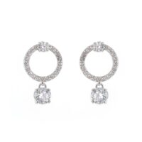 Swarovski hõbedased kõrvarõngad 5563278, 925 hõbe