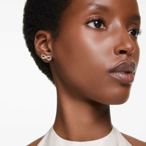 Version 1.0.0 Swarovski roosa kulla ja valgega naiste kõrvarõngad 5684085