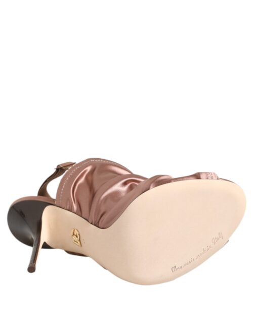 Dolce & Gabbana pronksjad kroogitud slingback-sandaalid 8 Dolce & Gabbana pronksjad kroogitud slingback-sandaalid